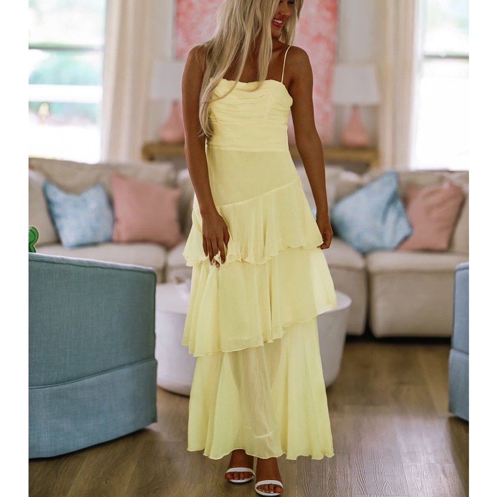 Hazel and Olive yellow maxi